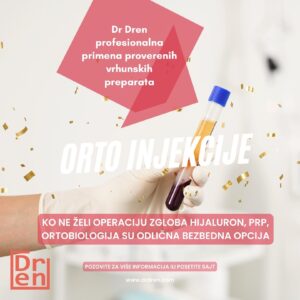 PRP tretman koleno cena akcija hijaluron