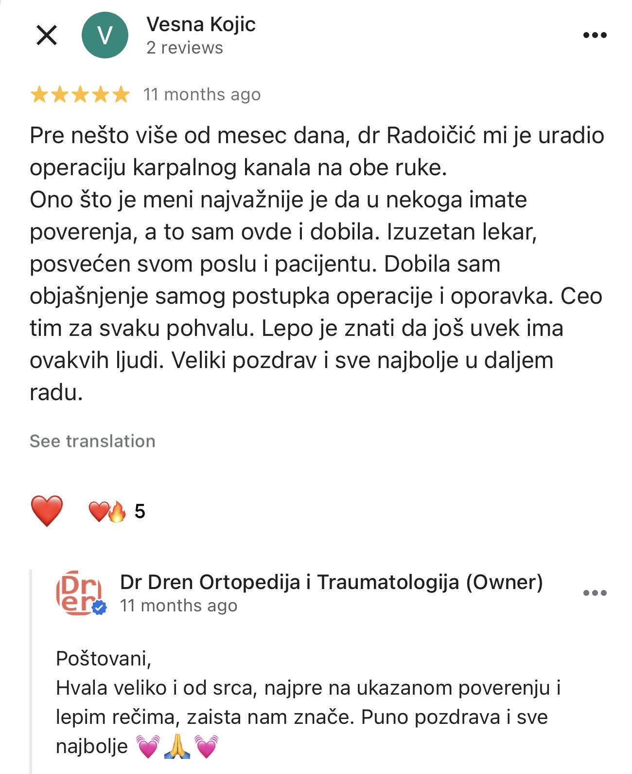 karpal tunel sindrom karpalnog tunela dr dren iskustva dr radoicic iskustvo