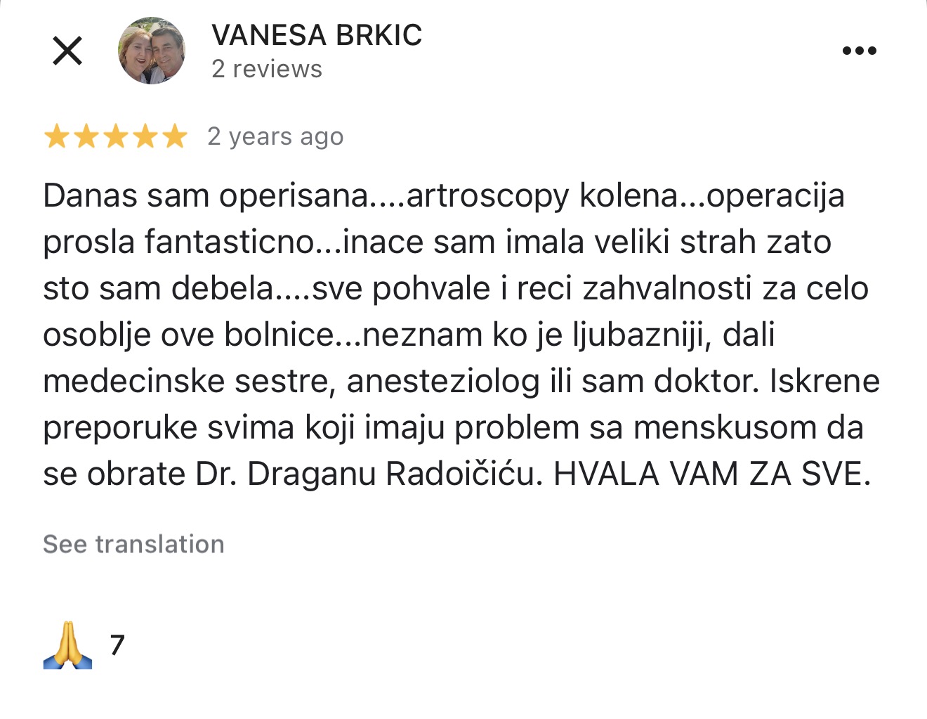 drdren iskustvo artroskopija kolena operacija kolena