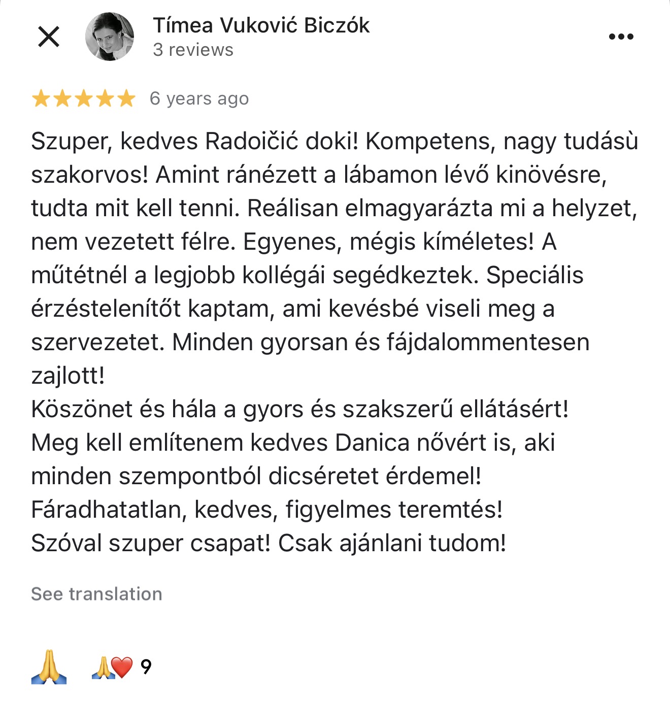 dr dren iskustva operacija tumora noge